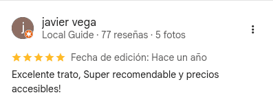 Reseña de Google 5